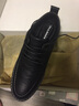 木林森（MULINSEN）男鞋商务休闲鞋软面软底加绒皮鞋 黑色 38码 2901-3 实拍图