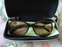 晶乐天然水晶石眼镜女款时尚妈妈墨镜中老年个性太阳镜防晒遮阳石头镜 大款-819-C4棕色 实拍图