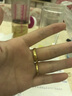 千影珠宝黄金戒指9999足金男女款结婚首饰真金食指环实心送妈妈按克重 重约4.51-4.7克(含工费28) 实拍图