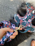 TRUELOVE狗狗牵引绳背心式遛狗链子小型犬胸背带泰迪金毛宠物用品法斗柯基 碎花青（不含牵引绳） L胸围69-81cm建议18kg-30kg 实拍图