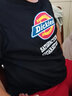 dickieslogo印花短袖T恤情侣款圆领休闲男装T恤 DK007088 黑色 XXL  实拍图