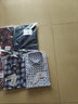 Matri Mr长袖衬衫男四季上衣男青少年学生宽松大码格子衬衫打底衬衣 红色+蓝色 XL（110-135斤） 实拍图
