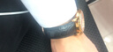 十瑞（SHIRUI）进口美洲鳄鱼皮表带男女适用于浪琴名匠天梭力洛克万国积家欧米茄卡地亚真皮手表带 黑色黑线【玫金扣】 20mm 实拍图