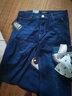 花花公子（PLAYBOY）牛仔裤男夏季新款休闲裤子修身弹力直筒修身长裤男士裤子休闲裤 8015深蓝色 31 2尺4 实拍图
