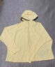 蕉下（beneunder）儿童防晒衣防晒服外套披风男女童AL121凉感透气速干布丁黄120 实拍图