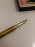 金豪（Jinhao） 钢笔笔尖通用钢笔金通用笔头 暗尖 明尖 美工弯头笔尖 35号双色直尖0.7mm（2个装） 实拍图