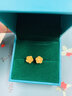 兆亮盛放黄金耳钉玫瑰花黄金耳环耳饰女款足金 送女友新年礼物 2.27克（一对） 实拍图