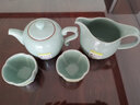 柏采汝窑茶壶 豆青釉-天青  星君壶HR-107 冰裂开片功夫茶具 星君壶 实拍图