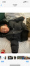 齐齐熊（ciciibear）【三防蓄热】男童羽绒服宝宝冬季连帽儿童保暖冬装加厚外套 黑曜色-白鸭绒-男女同款 110 【充绒量短款100g/长款147g】 实拍图