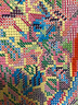 KS十字绣客厅梵高画蓝色鸢尾向日葵餐厅玄关花草三联画线绣自己绣 蓝色鸢尾【埃及长绒棉】52*64cm 实拍图