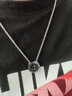 BROSWAY欧美时尚男士轻奢潮流项链高级感小众轻奢饰品生日送男友礼物 BNU04船锚钛钢黑480mm+20mm 实拍图