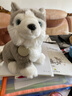 雅德森 哈士奇毛绒玩具狗狗公仔博美犬猎犬圣伯纳犬超萌小狗  哈士奇20厘米 实拍图