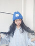 慕衣宾士帽子冬季女韩版显脸小毛线帽女大头围显白针织帽女潮牌保暖冷帽 克莱因蓝 实拍图