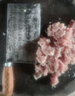楚家刀手工锻打夹钢炮弹钢菜刀家用老式切片切肉铁匠锋利刀具厨房 大号（刃长19厘米） 实拍图