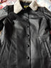 颖辉真皮皮衣女海宁绵羊皮中长款外套羽绒服水貂毛领洋气长大衣秋冬款 黑色 XL /110-120斤可穿 实拍图