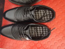卡帝乐鳄鱼（CARTELO）皮鞋男商务英伦牛皮正装鞋男士透气婚鞋鞋子男3513 黑色镂空款 39 实拍图