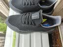 斯凯奇（Skechers）男鞋秋季一脚蹬休闲健步鞋轻便软底缓震运动鞋65867 全黑色/BBK 39.5 实拍图