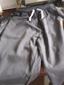 爵少（2件装）冰丝裤子男夏薄宽松休闲运动工作裤速干哈伦束脚九分裤 两件装 灰色+黑色 3XL 135-150斤 实拍图