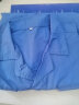 锦万泽 夏季工作服男女夏装薄款长袖套装工人劳保服车间工厂服定制 蓝色夏季短袖上衣 001 L (170) 实拍图