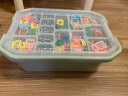 瑞美拓玩具积木乐高零件收纳盒 多层小颗粒透明收纳箱 lego玩具积木零件整理盒 R-B1迷森绿 实拍图