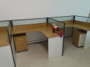 时仁（ShiRen）办公家具办公桌椅组合员工桌电脑桌现代简约屏风隔断办公室卡座 F型两人位【含柜】 实拍图
