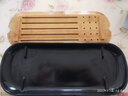 正扬竹制茶盘托盘家用日式功夫茶具迷你实木茶海简约干泡台 长琴本色白【排水款】+4件套 实拍图