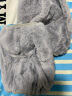咕咕象（guguxiang）袖套女冬季套袖工作防脏可爱护袖学生儿童短款手袖羽绒服袖头 灰色1双（31906) 普通款 晒单实拍图