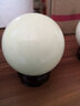 豪金聚 夜明珠夜光球  超亮原石发光水晶玉石球单珠客厅办公室摆件 天然 夜明珠8cm（绿荧光）+底座 实拍图