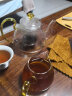 一品工坊耐高温可明火玻璃茶壶大号烧水壶煮茶壶电陶炉泡茶壶玻璃茶具套装 HC-08单壶+古铜色电陶炉 1350ml 实拍图