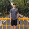 顶峰保罗（Dingfengbaoluo）男士夏季套装短袖t恤短裤纯棉薄款休闲运动男装KPR03铁灰XL 实拍图