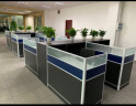 中伟（ZHONGWEI）屏风办公桌椅组合职员电脑桌财务桌隔断卡座干型6人工作位可定制 晒单实拍图