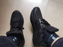 阿迪达斯（adidas）男鞋25冬季新款运动鞋轻便缓震透气网面低帮耐磨缓震跑步鞋子男 黑武士跑步鞋/透气/主推款 44 (270mm) 实拍图