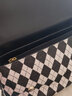伊梵络 大容量包包女包2024新款秋冬百搭格子单肩斜挎包时尚质感小方包 黑色无挂件 实拍图