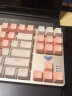 狼蛛（AULA） F3001无线蓝牙机械键盘87键有线游戏电竞吃鸡专用电脑笔记本办公平板手机小型便携 三模-白粉蓝光红轴 实拍图
