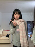 浩冠 围巾女秋冬季保暖针织学生围脖披肩韩版毛线流苏撞色千鸟格围巾 千鸟格粉色 实拍图