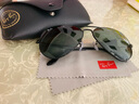 雷朋（RayBan）雷朋RayBan太阳镜墨镜男女款经典飞行员蛤蟆镜开车镜ORB3026 L2821黑色镜框绿灰色G15尺寸62 实拍图