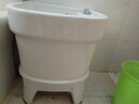 好亿家（HAOYIJIA） 卫浴拖把池陶瓷拖布池台控拖把盆阳台卫生间墩布池洗拖布池 5030中号拖把池（台控下水） 下水器+下水管 实拍图