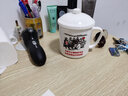 瓷秀源为人民服务杯子创意复古仿搪瓷杯带盖杯子陶瓷杯马克杯办公室喝水茶缸子水杯怀旧定制老式 生活不止眼前的苟且 实拍图