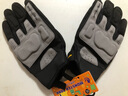 怪兽公园（MONSTER PARK）摩托车手套触屏透气防滑防摔四季男女骑士骑行手套赛车防护装备 浅灰色 2XL 实拍图