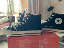 匡威（Converse）经典款男女鞋三星标1970s休闲鞋情侣帆布鞋百搭黑高帮162050C 162050C 高帮黑色 现货 42 实拍图
