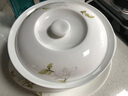 Gao Chun Ceramics高淳陶瓷 手绘骨瓷餐具套装家用简约餐具米饭碗碟盘碟碗送礼套装 56头骨瓷套装 实拍图