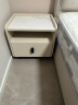 芝华仕（CHEERS）床头柜卧室 现代简约床边储物收纳小柜子科技布芝华士G020 米白色 现货闪发（详询客服） 实拍图