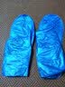 德力普（Delipow）防雨鞋套 男女成人学生加厚底防水防滑高筒雨鞋套便携式雨靴套 高筒加厚底雨鞋【蓝色】 XL(适合41-42码) 实拍图