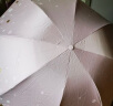 天堂 防紫外线晴雨伞三折伞遮阳伞女防晒UPF50+ 芳菲灰色 实拍图