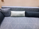 帕布（pabu）沙发套全包罩四季通用贵妃组合弹力防滑布艺全盖沙发保护罩盖布 几何人生 三人（适用190-230cm长度）单件 实拍图
