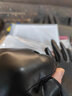 筠尚皮手套男秋冬季加绒保暖触屏防滑防风开车骑行半指漏二指学生户外 二指款 均码 实拍图
