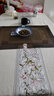 溪秀映像 美式桌布布艺棉麻仿亚麻刺绣复古中式长方形餐桌布茶几桌布定制 卡其灰 桌布130*180cm 实拍图