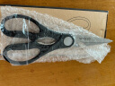 德世朗（DESLON） 厨房剪刀家用多功能不锈钢强力鸡骨剪刀夹核桃刮鱼鳞开瓶盖剪子 实拍图
