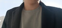 特步（XTEP） 卫衣男装套头t恤衫夏季休闲运动服饰男士保暖打底宽松大码跑步服 黑白-spirit圆领-不加绒 L /175 -现货速发 实拍图