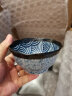 陶趣居日本进口青海波釉下彩米饭碗面碗日式和风陶瓷餐具汤碗家用日料 浪口深碗11.5cm 实拍图